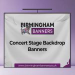 Concert Stage Backdrop Banners