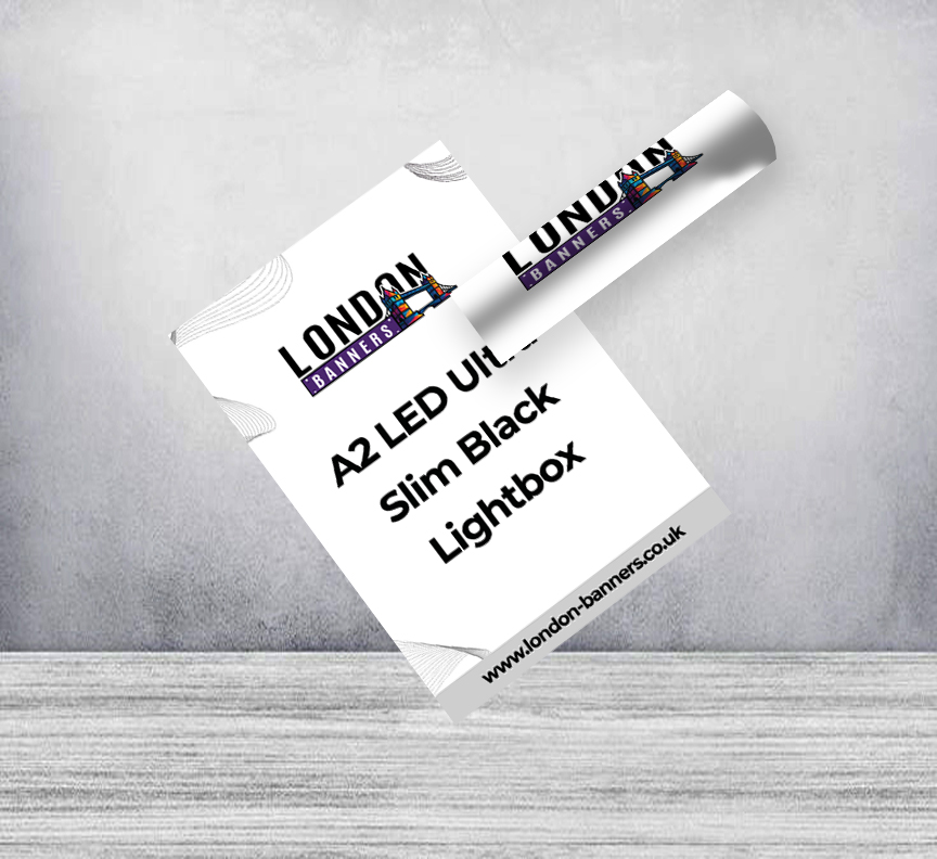 A2 LED Ultra Slim Black Lightbox Replacement Graphics