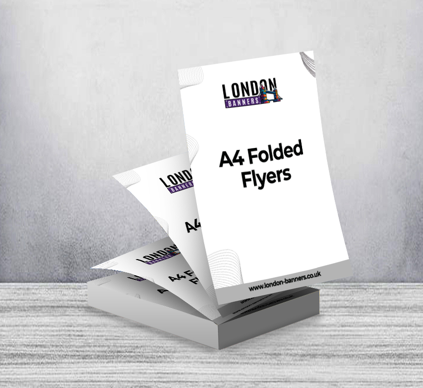 A4 Folded Flyers