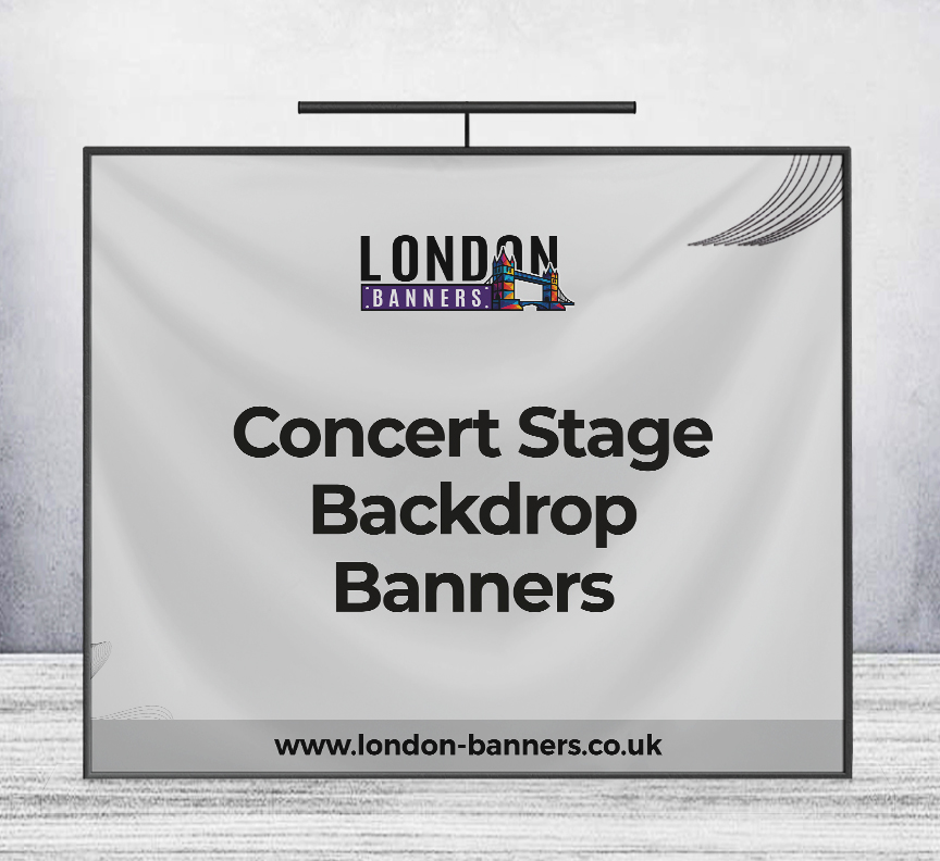 Concert Stage Backdrop Banners