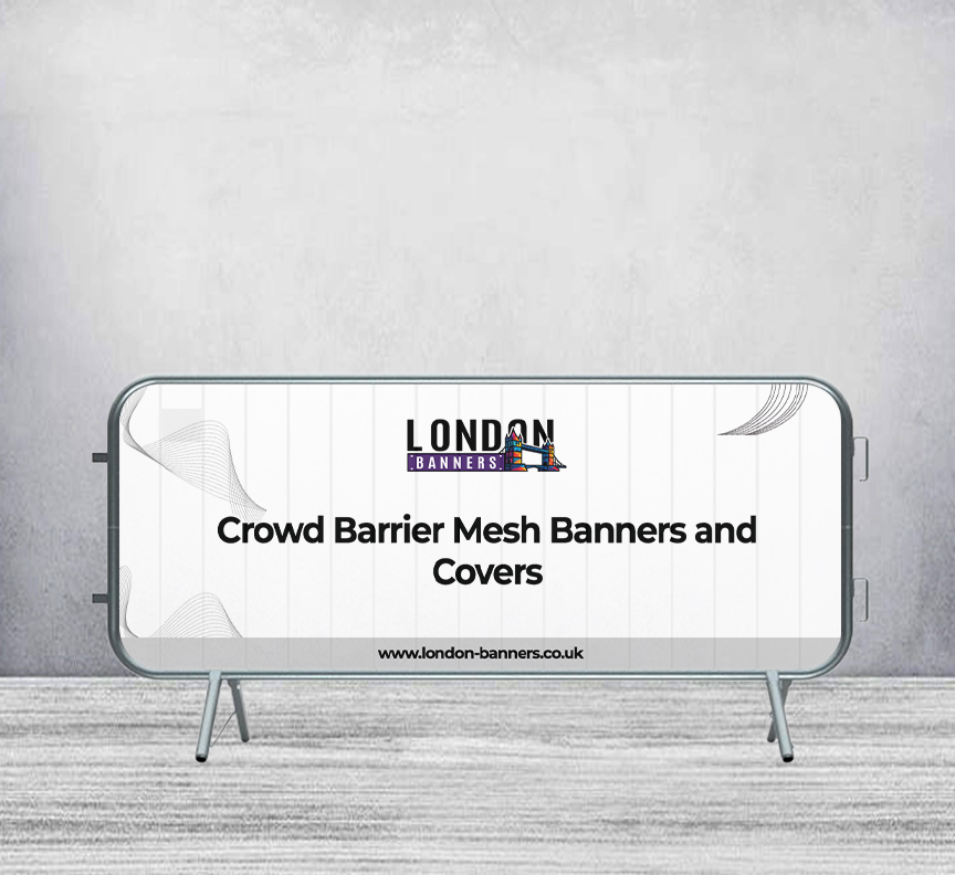 Crowd Barrier Mesh Banners and Covers