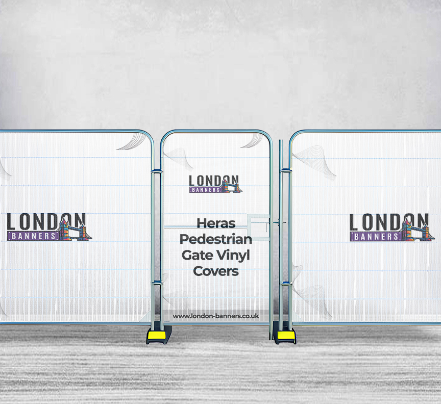 Heras Pedestrian Gate Vinyl Covers