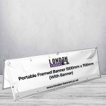 Portable Framed Banner 1500mm x 700mm (With Banner)