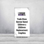 Trade Show Banner Stand 1200mm x 2000mm Replacement Graphics