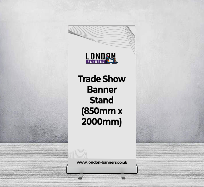Trade Show Banner Stand (850mm x 2000mm)