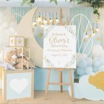 Christening Easel With Printed Board