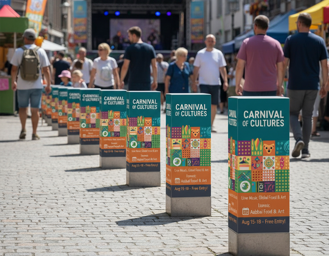 Square Bollard Covers