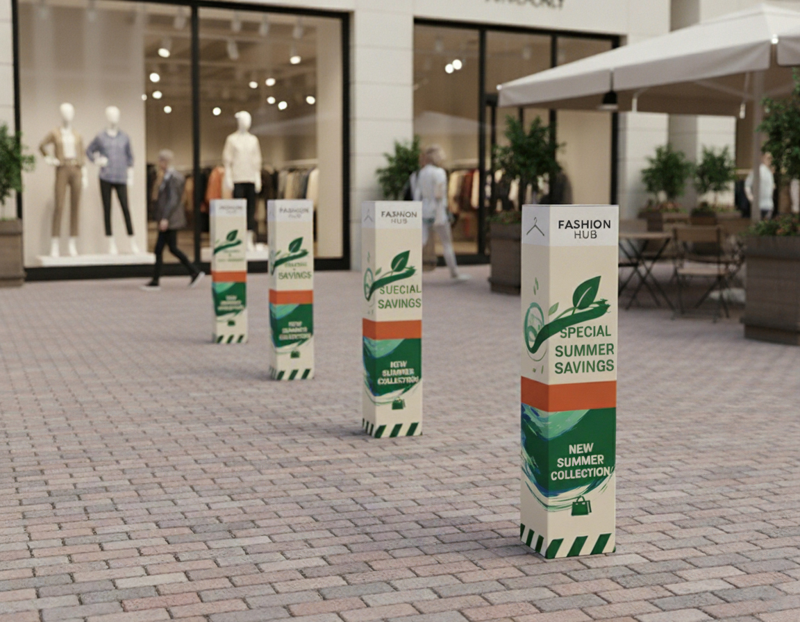 Bollard Covers & Sleeves Printing
