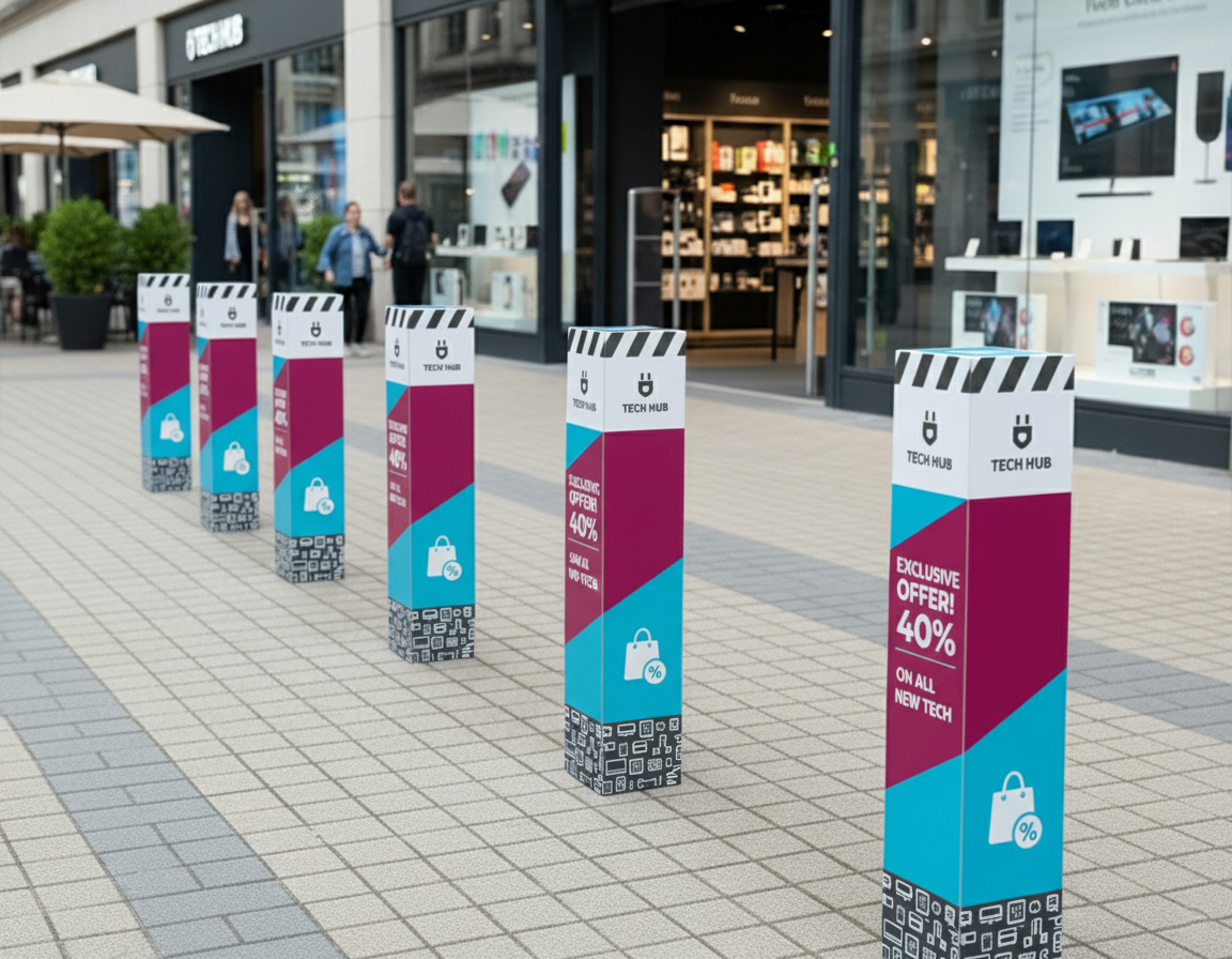 Retail Park Bollard Covers